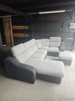 Rozkládací sedací souprava s úložným prostorem - 2