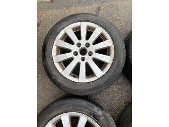 ALU disky VW 5x112 R16 s letními pneu 205/55 R16 - 2