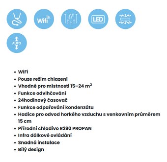 Mobilní klimatizace GREE Mona - 2