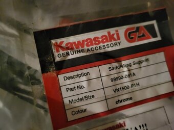 Kawasaki VN-15- VN 1500-nový nosič brašen +nosič zadní - 2