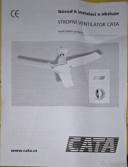 Stropní ventilátor - 2