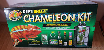 Terárium pro chameleony s příslušenstvím - 2