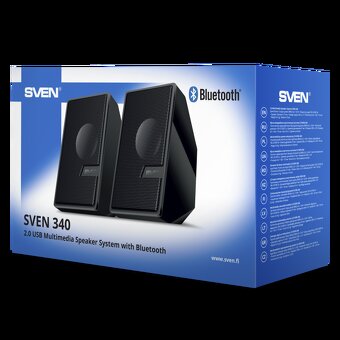 SVEN 340 počítačové reproduktory 2.0 6W Bluetooth - 2