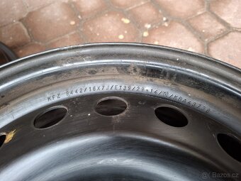 Plechové disky 7jx16 et 39 - 2