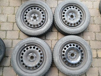 Plechová kola,sada,5x112,ET48,PIRELLI,205/60 R16,2x8,5/2x7mm - 2