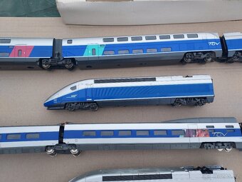 PRODÁM 2 RYCHLÍKOVÉ SOUPRAVY TGV - HO. - 2
