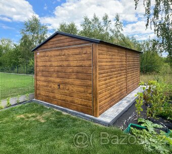 Plechová garáž 3x5m - 2