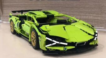 Zelené Lamborgini už na Tebe čeká - LEGO kompatibilní - 2
