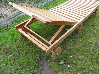 DŘEVĚNÉ SKLÁDACÍ LEHÁTKO - 2