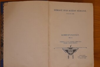 Čeští spisovatelé XIX. stol. B. NĚMCOVÁ - 2
