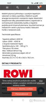 Plynový přímotop - 2