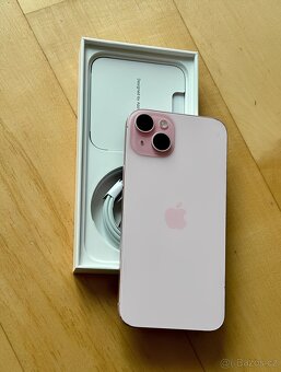 iPhone 15 Pink BATERIE 100% TOP - 2