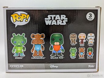 Funko Pop Star Wars Greedo/Hammerhead/Walrusman 3 Pack - 2
