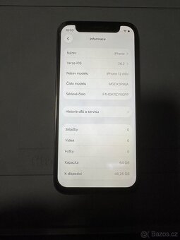 iPhone 12 mini – 64 GB, modrý, 100 % baterie - 2
