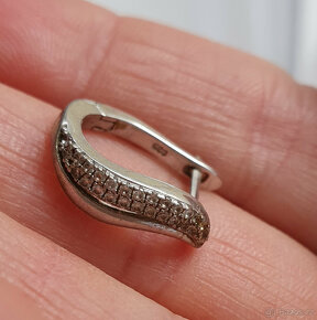 Stříbrné náušnice - 2