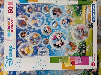 Velké puzzle Disney bubliny 60 dílku - 2