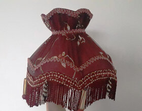 Retro stínidla z původních lamp 2ks - 2