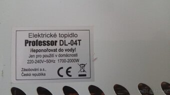 Elektrické topidlo - 2