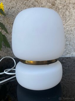 Retro skleněná lampička 70.léta - 2