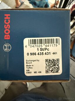 0986435431 Bosch vstřiky - 2