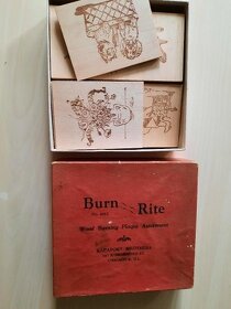 Burn Rite sada obrázků k vypalování z 50.let - 2