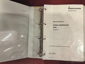 Rohde Schwarz SMG dokumentace - 2