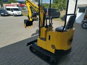 Minibagr M12, diesel, mimoosé kopání, nový stroj - 2