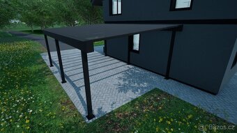Přístřešek na auto, carport, zastřešení - 2