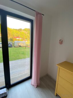 Záclony - světle růžová barva - 2