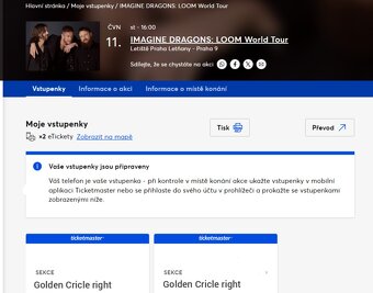 Imagine Dragons 11.6 Golden cricle 2x - 2