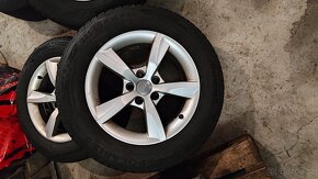 Originální kola Audi s pneu 225/60 R16 V XL 7,5Jx16H2 - 2