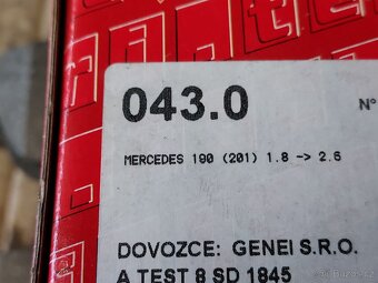 přední brzdové destičky Mercedes 190 - 2