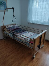 Elektrická polohovací postel + matrace - 2