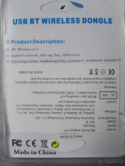 USB WiFi a BT adaptér - kontakt email - 2