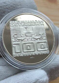 AG 100 Schilling Vilach Proof provedení - 2