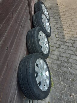 Alu kola 5x112 R16 originál Škoda - 2