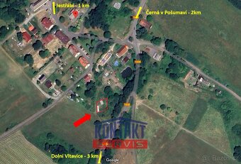 Prodej pozemky pro bydlení, 378 m2 - Černá v Pošumaví - Bliž - 2