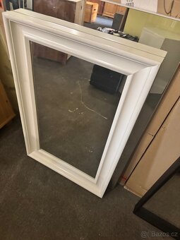 Hezké zrcadlo v bílém rámu IKEA TOFTBYN 65x85 - 2