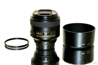 Nikon Nikkor AF-S 85mm 1:1,8G + UV filtr TOP STAV - 2