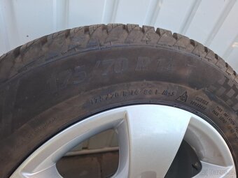 175/70/14 CELOROČNÍ pneu+Origo škoda ALU R14,  vzorek 8mm - 2