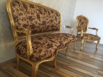 Stylové sofa + křeslo - 2