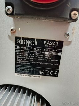 Pásová pila Scheppach Basa 3 - 2
