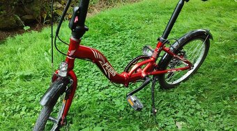 ZÁNOVNÍ LIBERTY Skládací kolo PEGAS 7spd 20" červené - 2
