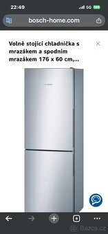 Bosch lednice s mrazákem - 2