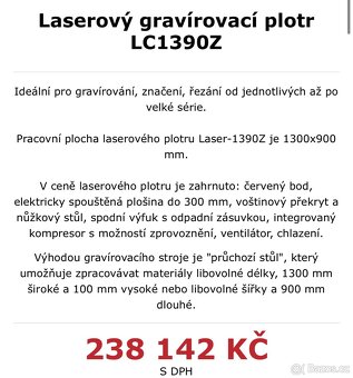 Laser co2 1300x900mm 180W - 2