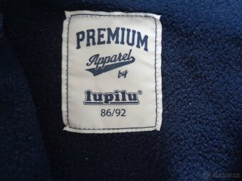 Tepláková kombinéza, vel. 86 -92 + čepička - 2