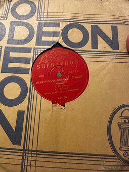 Staré šelakové gamofonové desky - 71 ks - 2