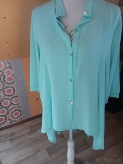 PĚKNÁ SPOLEČENSKÁ HALENKA MINT L - 2
