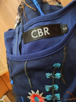 Tmavě modré šaty - 2