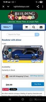 Modrý roadster Bruder - 2